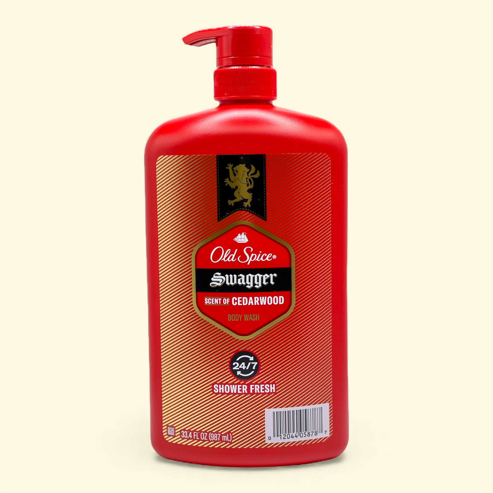 Old Spice Body Wash, Swagger Scent of Cedarwood, 33.4 fl. oz. — authentic US product shipped worldwide by Treatspree
