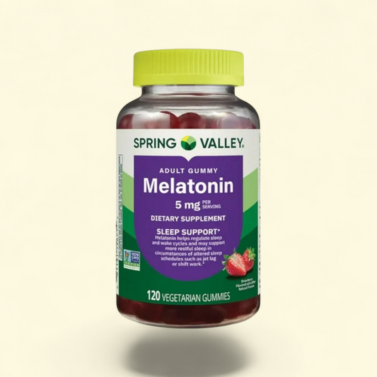 Spring Valley Melatonin Gummies, Strawberry, 5 mg, 120 Count