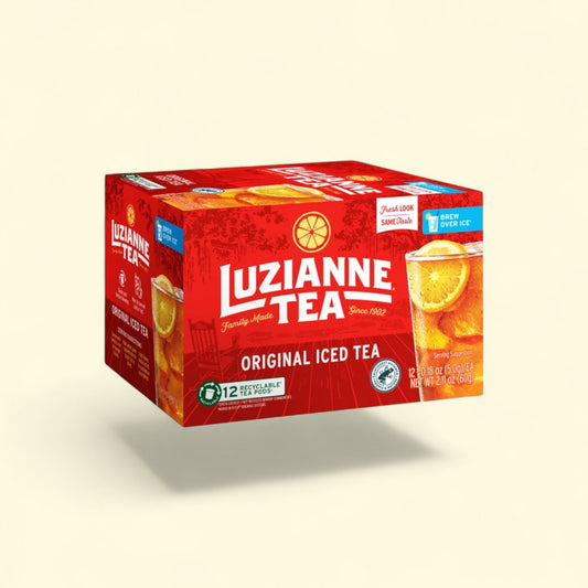 Luzianne Unsweet Tea Single Serve Cups, 12 Count — authentic US product shipped worldwide by Treatspree