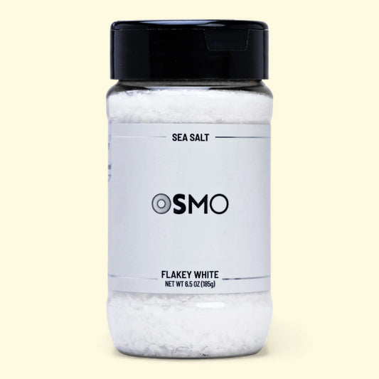 Jar of Osmo sea salt flakey white 