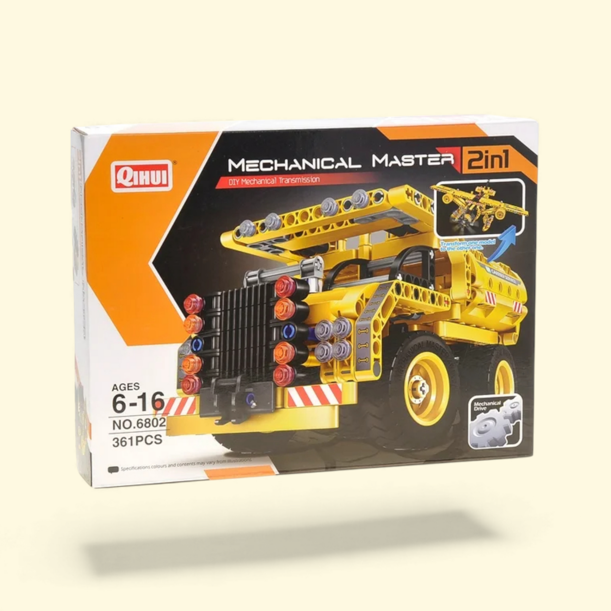 PlayWorld Building Blocks Construction Kit Dump Truck, 361 Pieces — authentic US product shipped worldwide by Treatspree