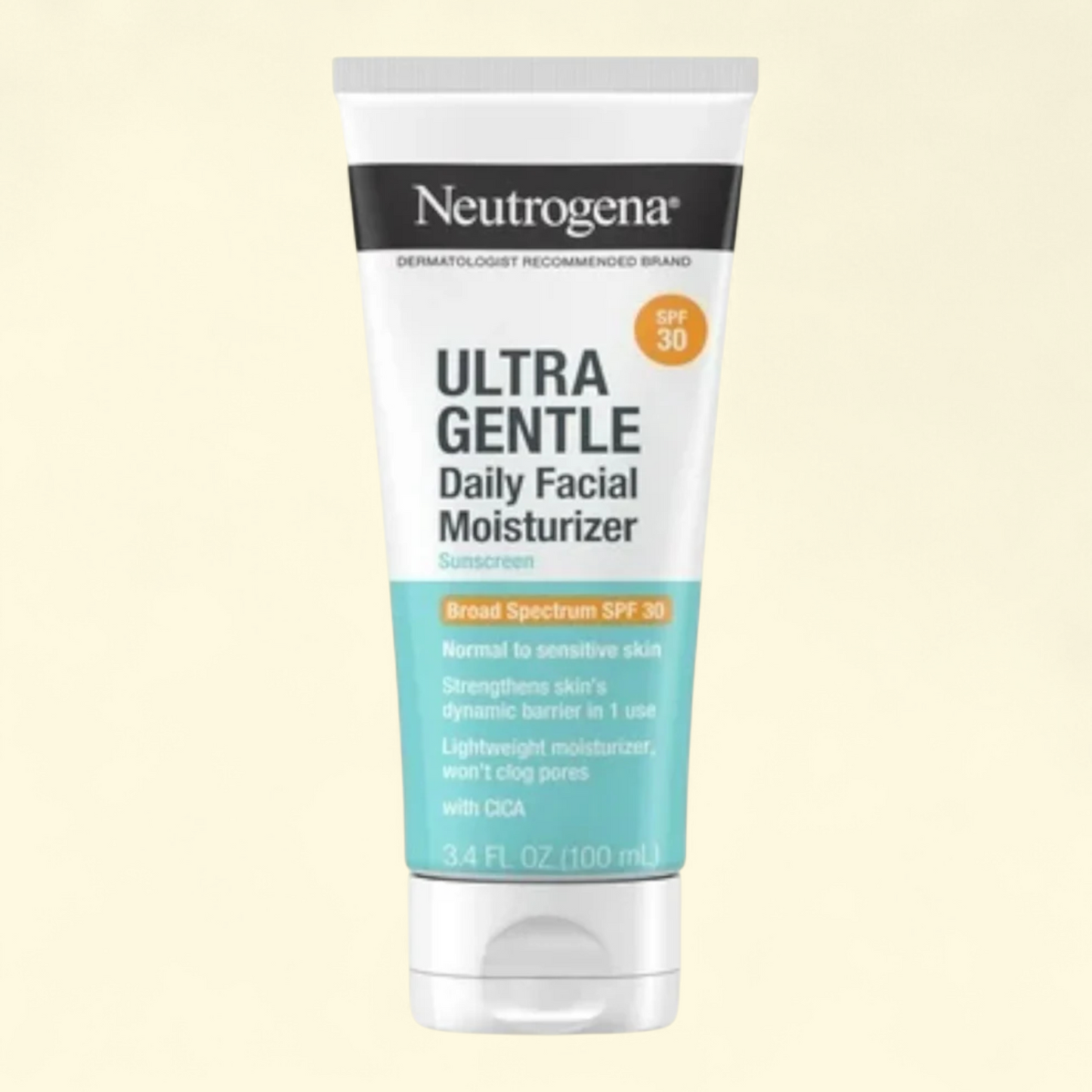 Neutrogena Ultra Gentle Daily Face Moisturizer with SPF 30, 3.4 fl. oz