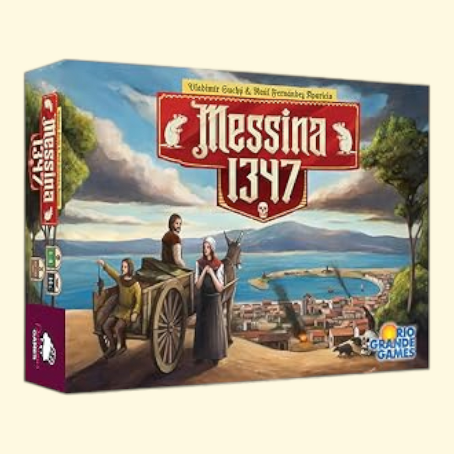 Rio Grande Games Messina 1347 Strategy Board Game, Ages 14+, 1-4 Players, 90-120 Min
