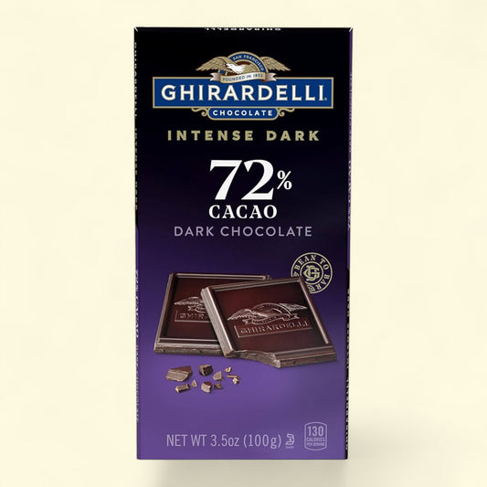 Ghirardelli Intense Dark 72% Cacao dark chocolate