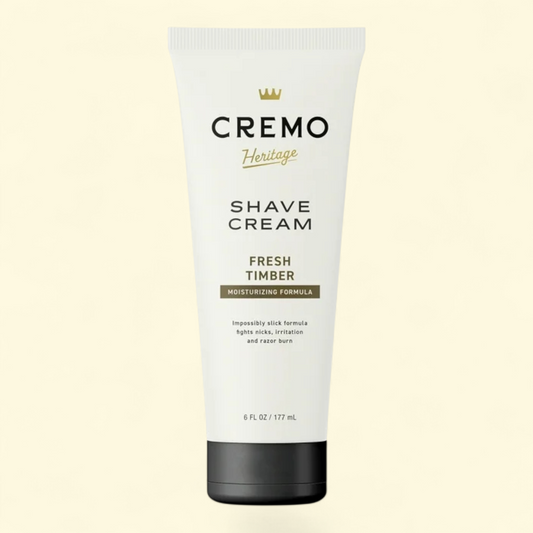 Cremo Men's Shave Cream, Fresh Timber Scent, 6 fl oz