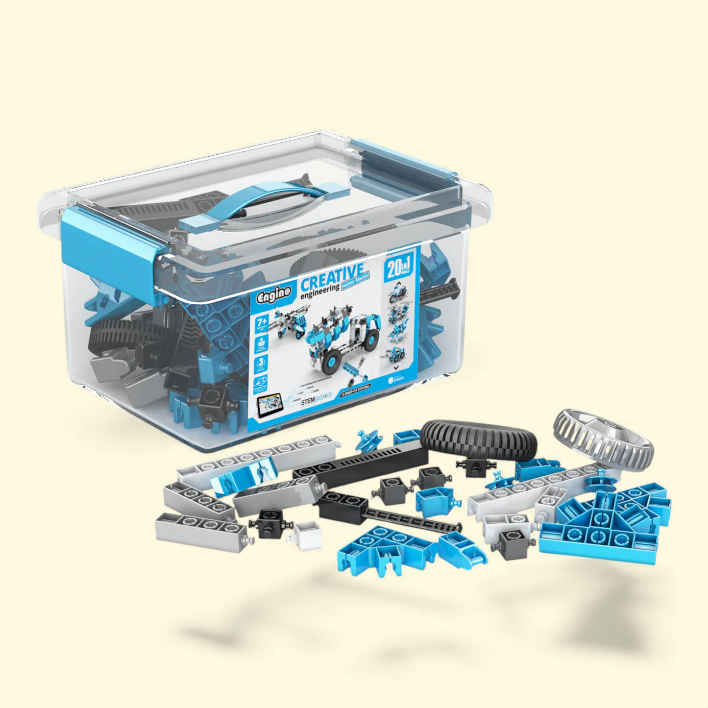 Engino: Maker Master 20-In-1 Brick Building Set, 7+