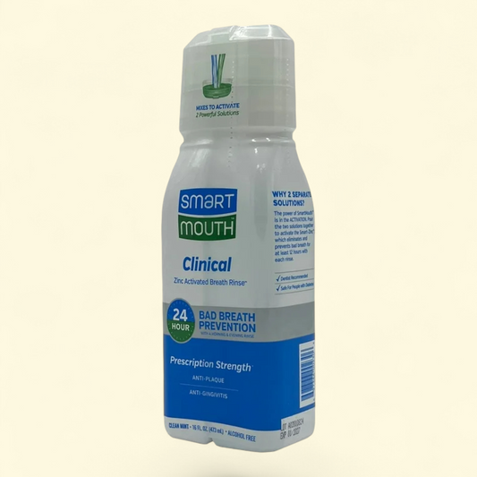 SmartMouth Clinical Activated Breath Rinse, 16 oz, Mint