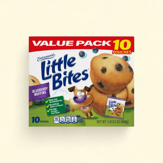 Little Bites Blueberry Muffins, 10 packs, 16.5 oz — authentic US product shipped worldwide by Treatspree