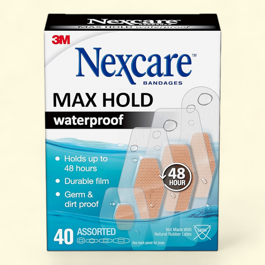Nexcare Waterproof Bandages, 40 Count