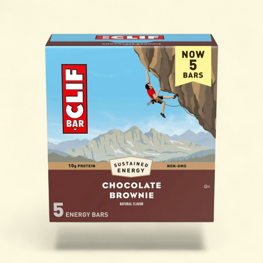 CLIF BAR Energy Bars, Chocolate Brownie Flavor, 5ct