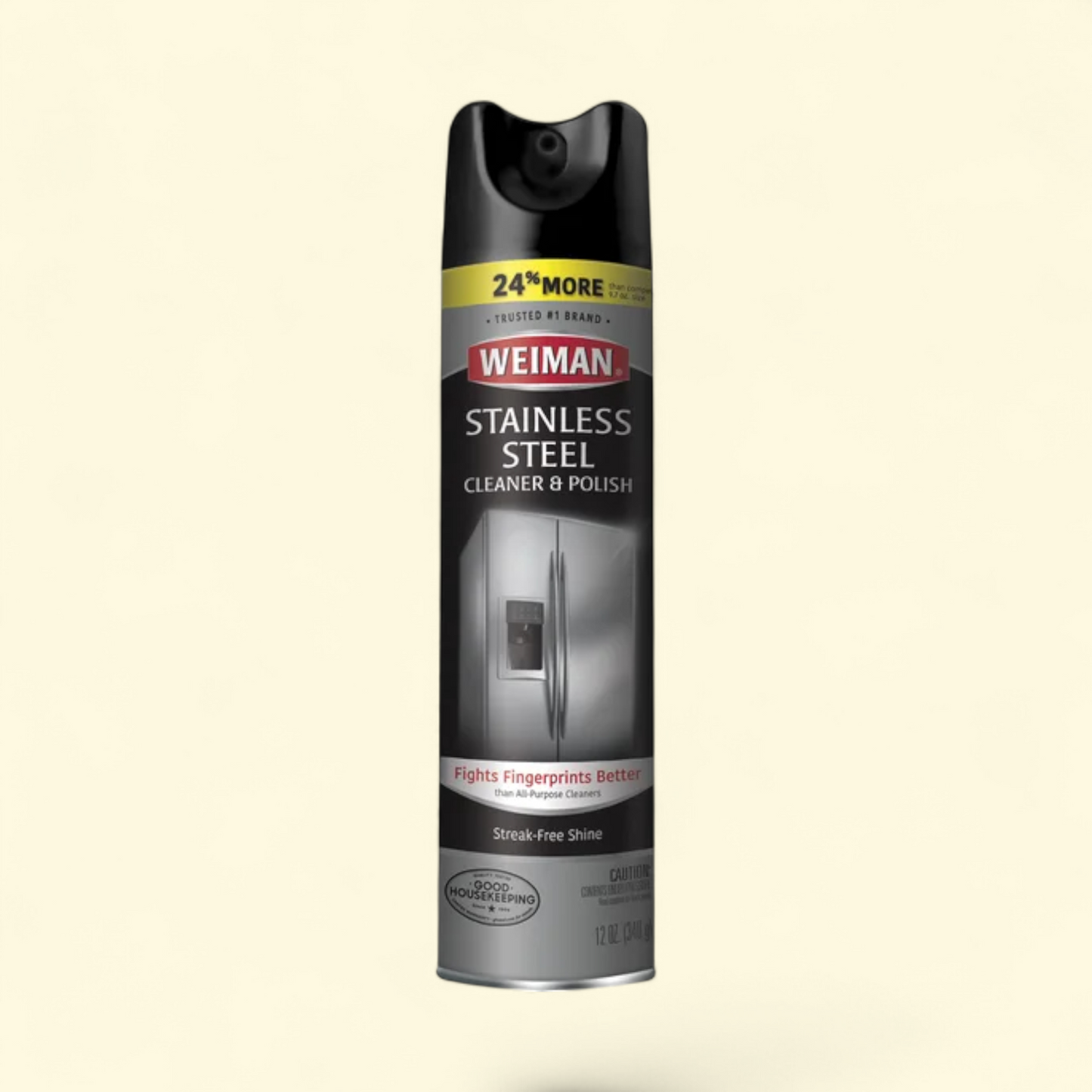 Weiman Stainless Steel Cleaner & Polish Spray for Kitchen and Home Appliances, 12 oz, Floral Scent