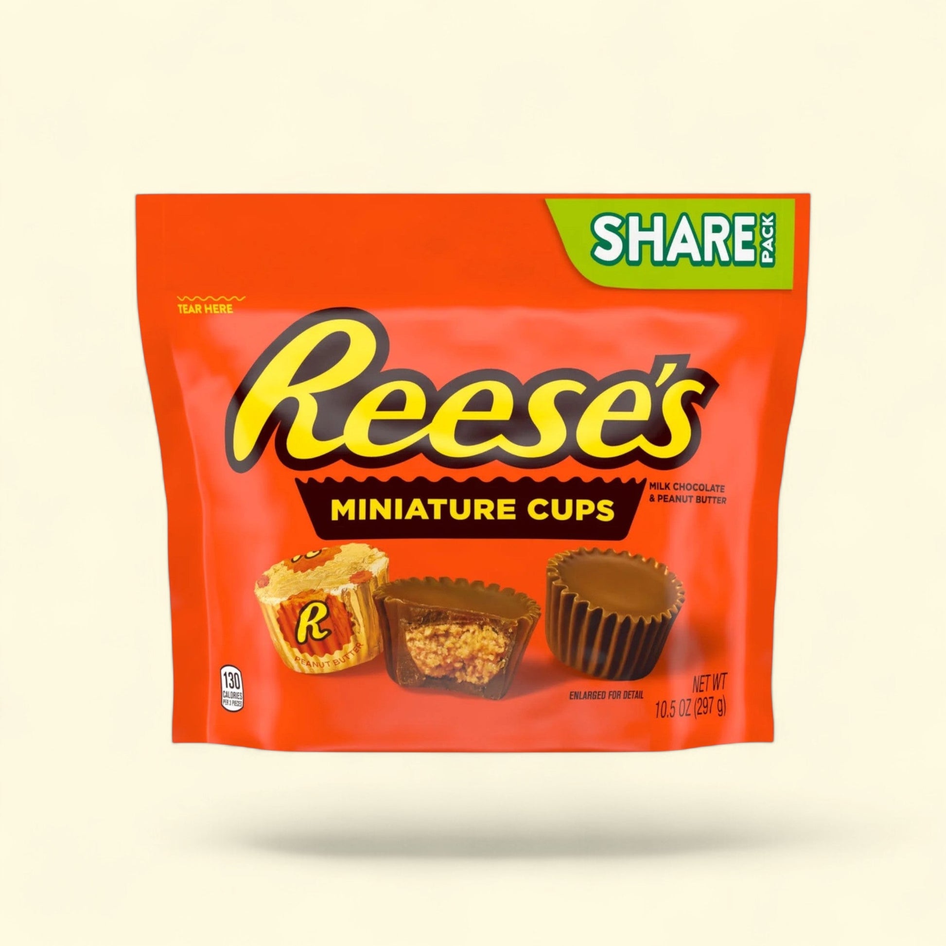 Reese's Milk Chocolate Peanut Butter Cups Candy, 10.5 oz — authentic US product shipped worldwide by Treatspree