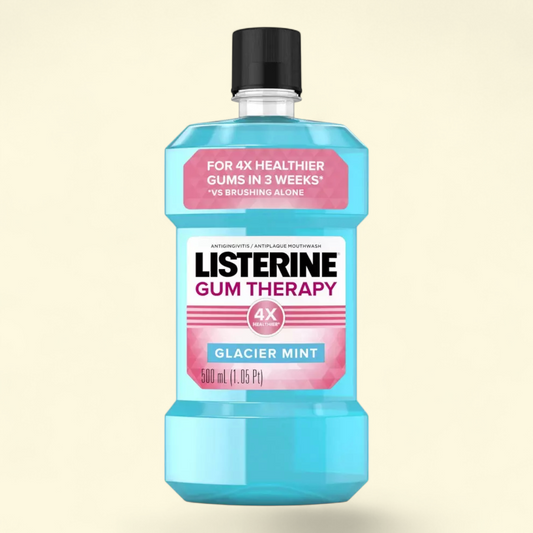 Listerine Gum Therapy Mouthwash, Glacier Mint, 500 mL