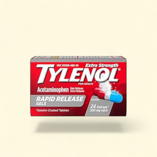 Tylenol Extra Strength Acetaminophen Rapid Release Gels, 24 Ct