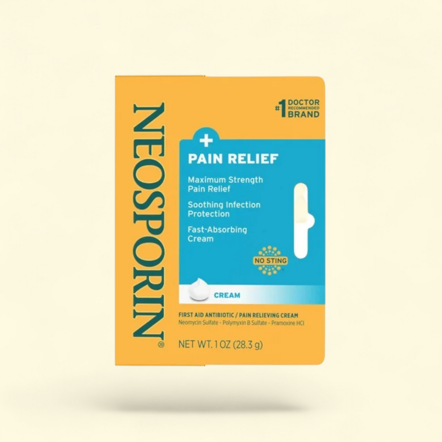 Neosporin Dual Action Antibiotic Cream, 1 oz