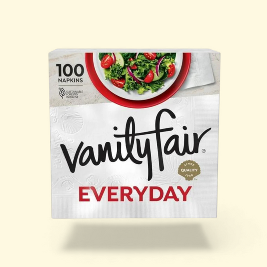 Vanity Fair Paper Napkins, 100 Count