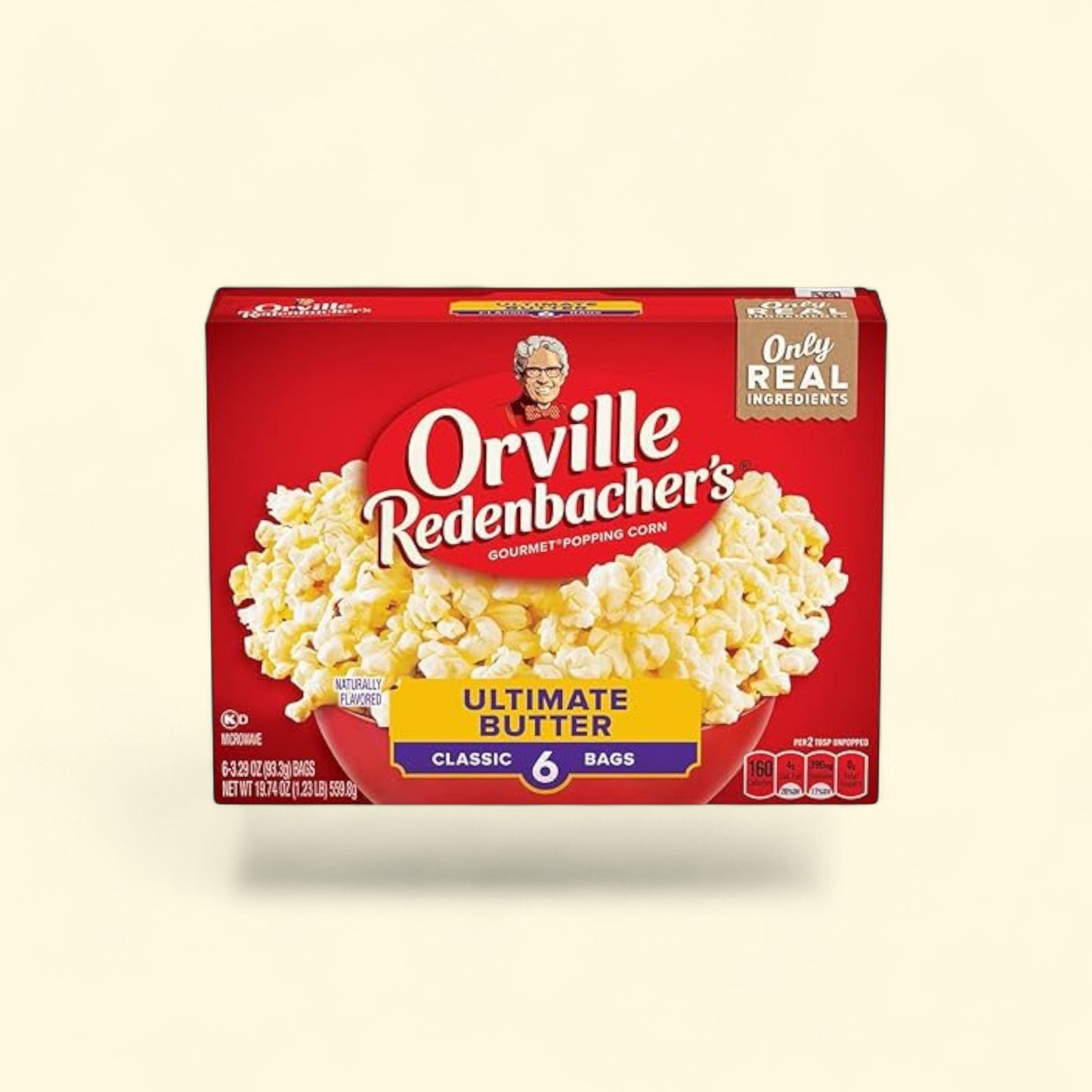 Orville Redenbacher's Ultimate Butter Popcorn, 3.29 oz., 6-Count — authentic US product shipped worldwide by Treatspree