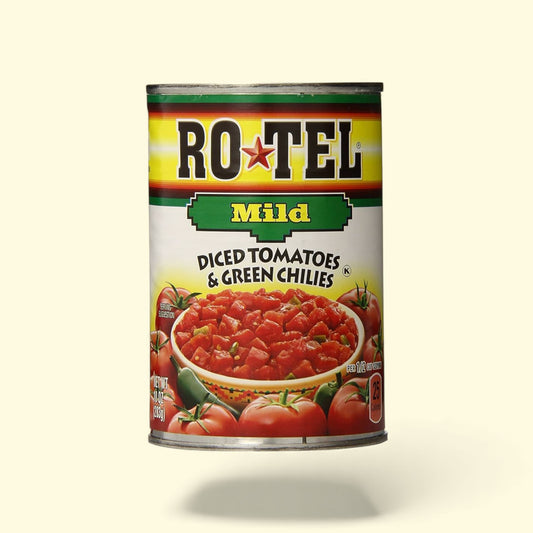 Rotel mild diced tomatoes and green chilies