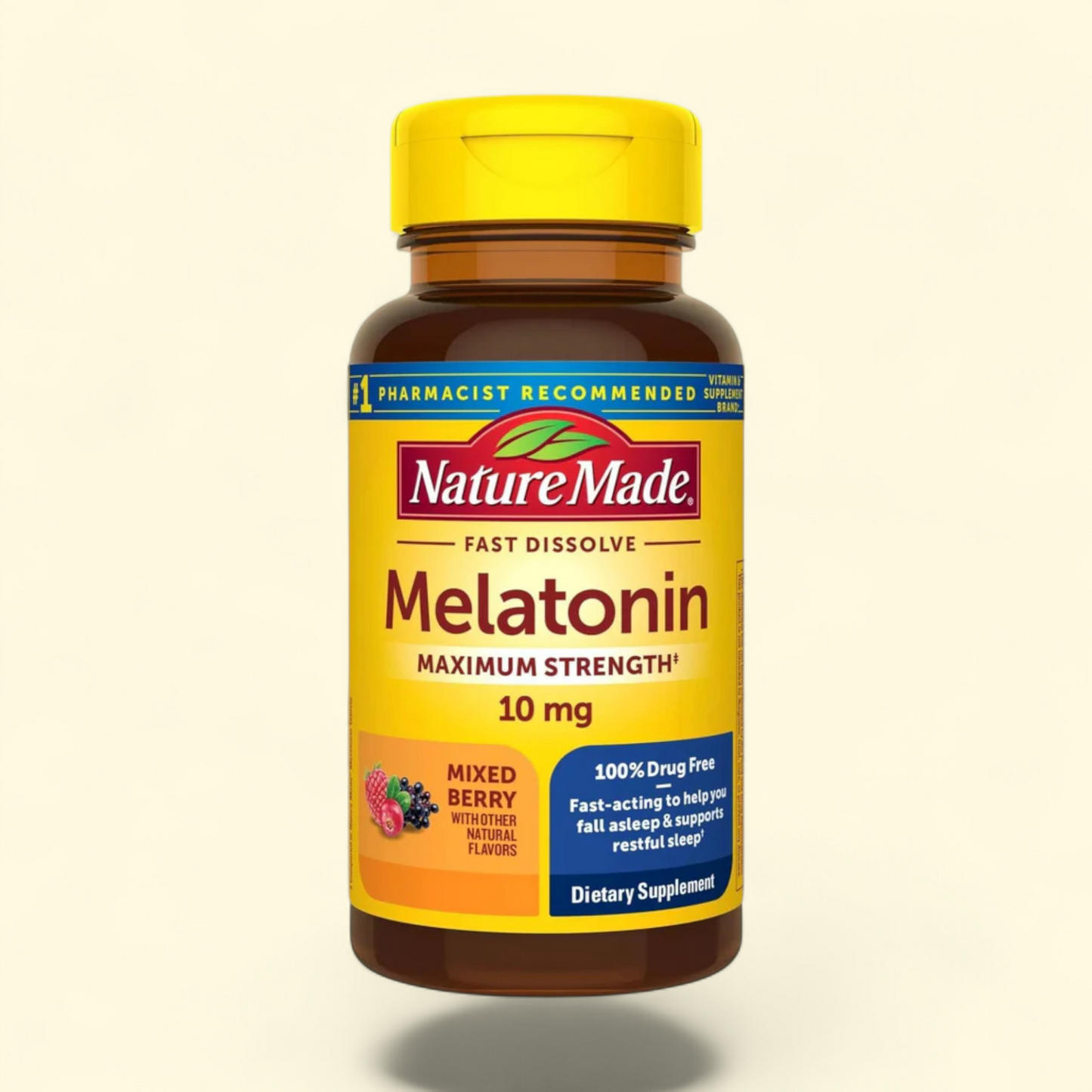 Nature Made Melatonin Fast Dissolve Tablets, 10mg, 45 Ct