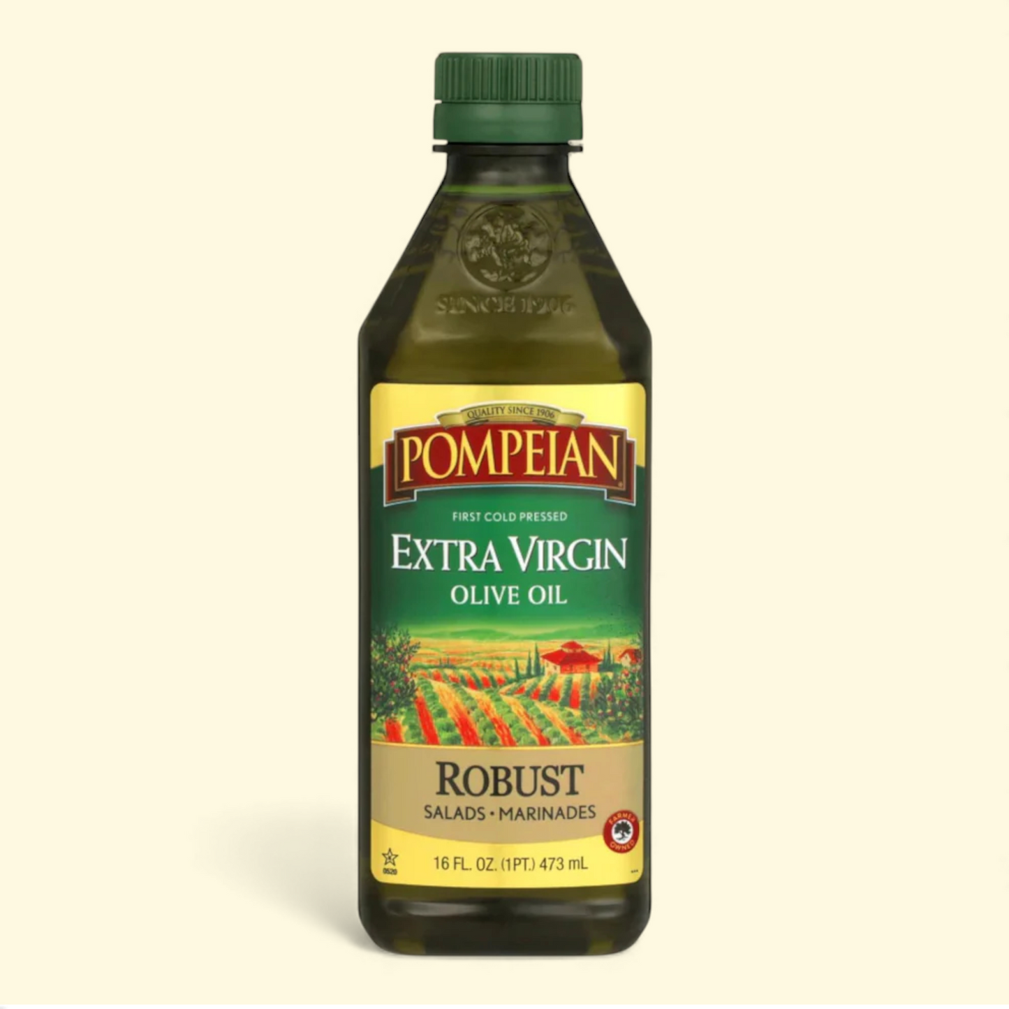 Huile d'olive extra vierge Pompeian Robust, 500 ml