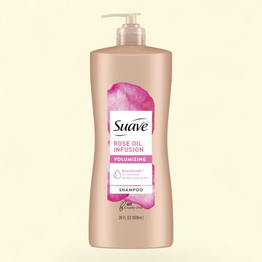 Suave Professionals Rose Oil Infusion Shampoo, Volumizing, 28 fl oz