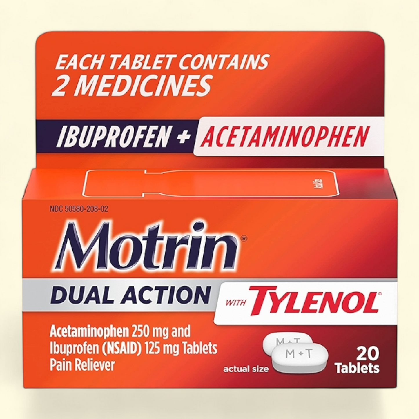 Motrin Dual Action, 20 Ct