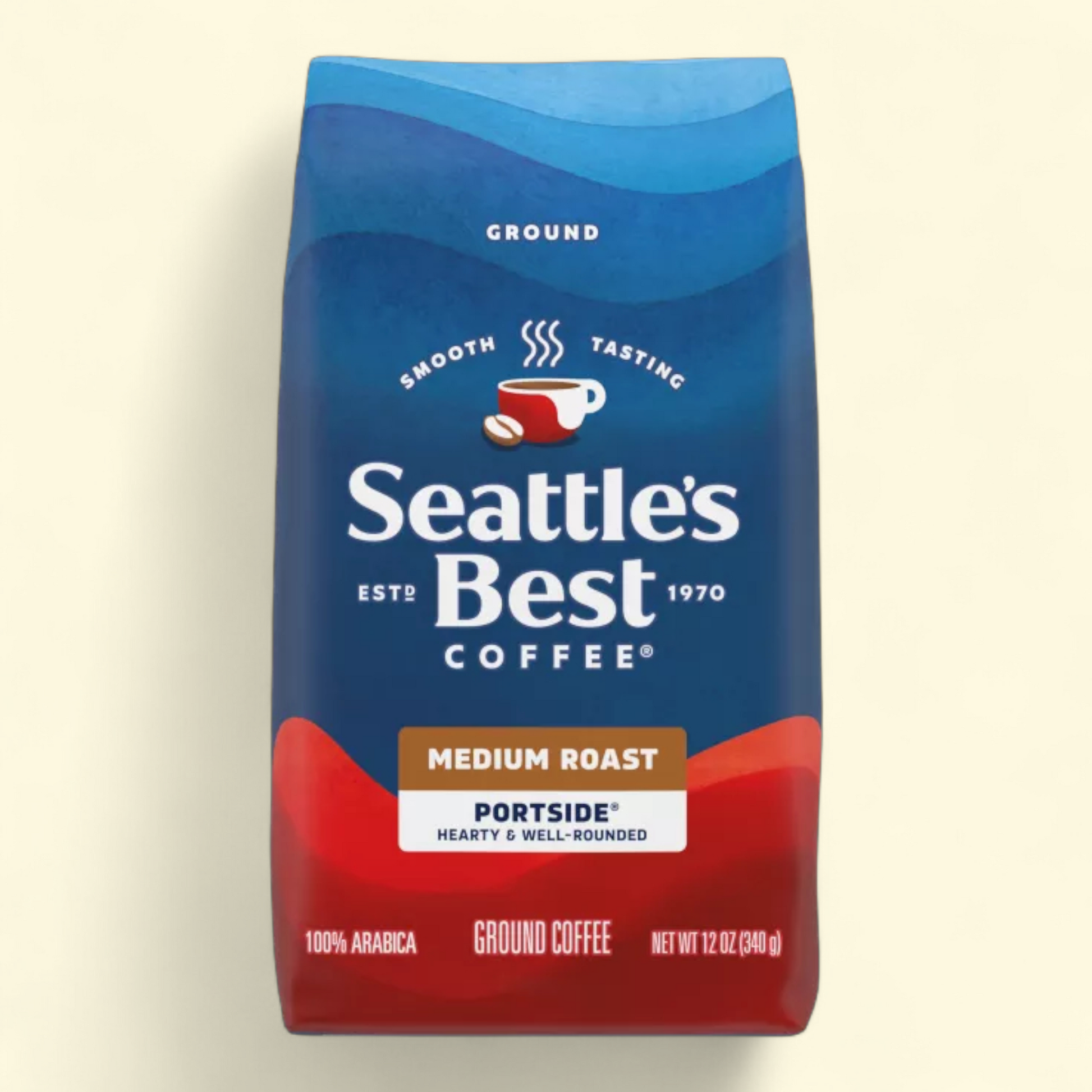 Seattle's Best Coffee Portside Medium Roast Ground Coffee, 12 oz