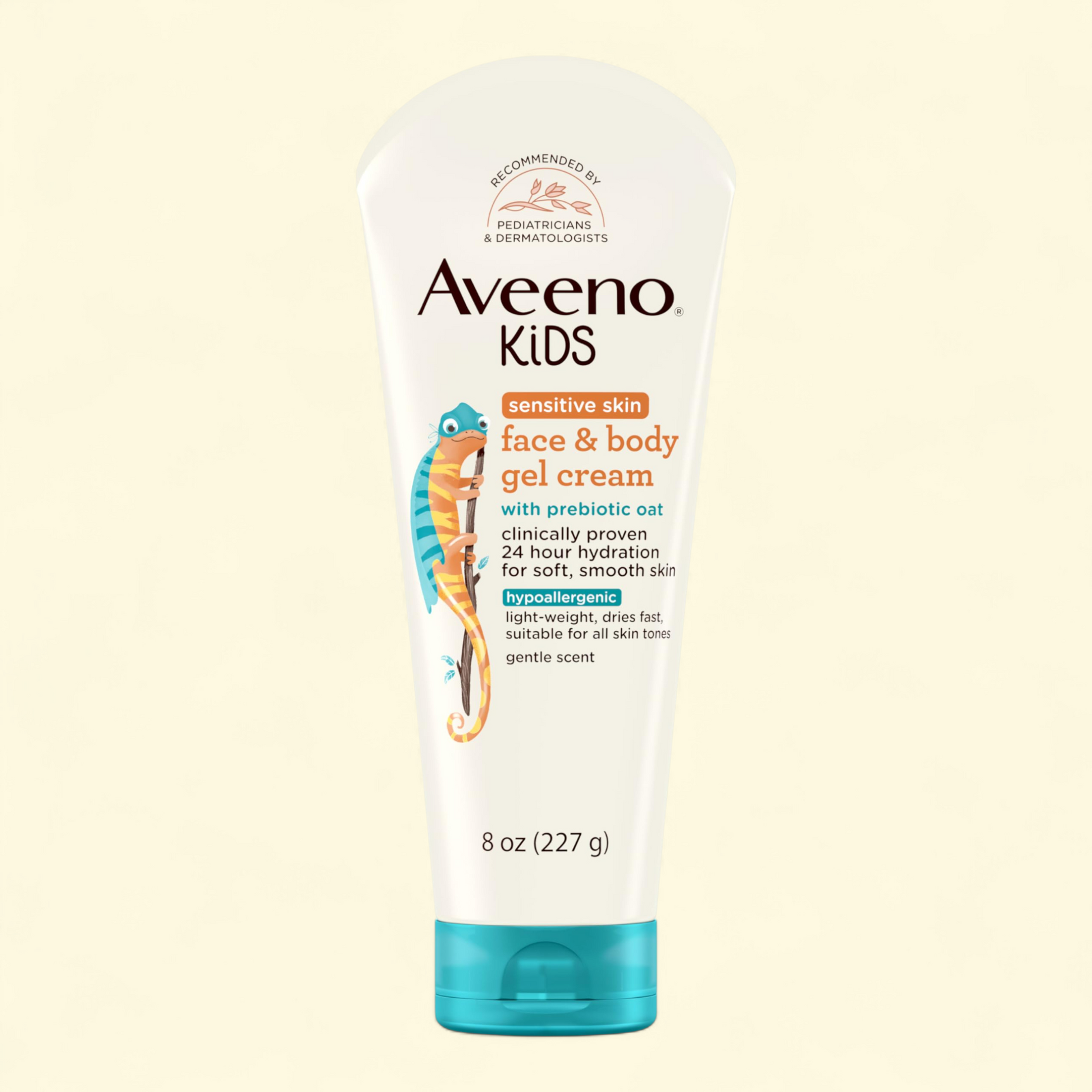 Aveeno Kids Face and Body Gel Cream Lotion, 8 oz — authentic US product shipped worldwide by Treatspree