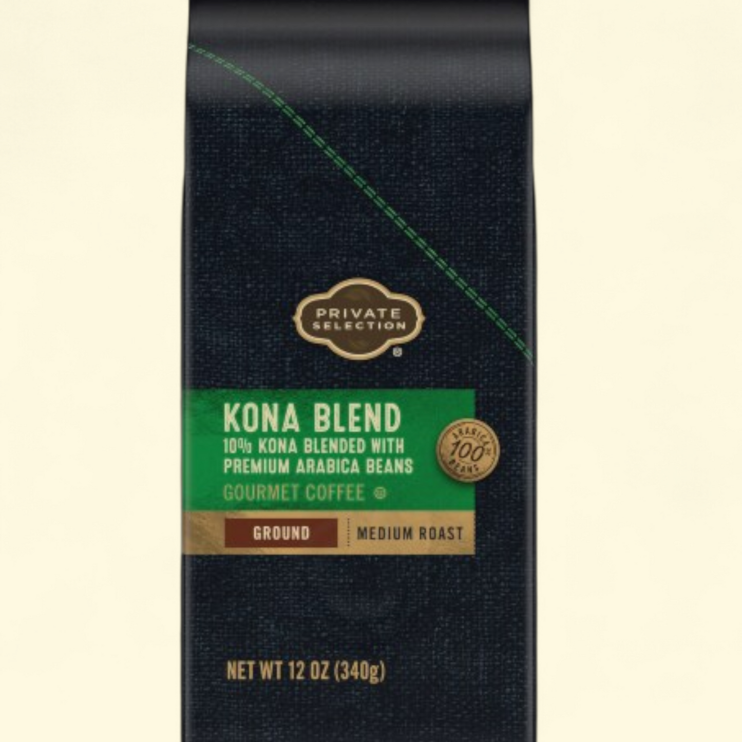 Private Selection, Kona Blend Medium Roast Ground Coffee, 12 oz