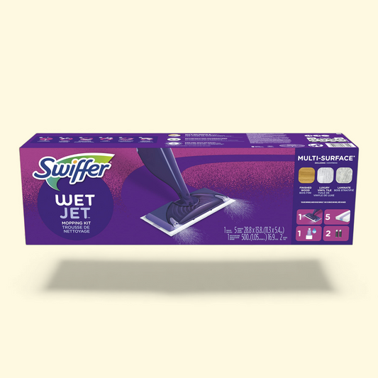 Swiffer Wet Jet Mop, Floor Cleaner, Fresh Scent, Cleaning Set, 1 count