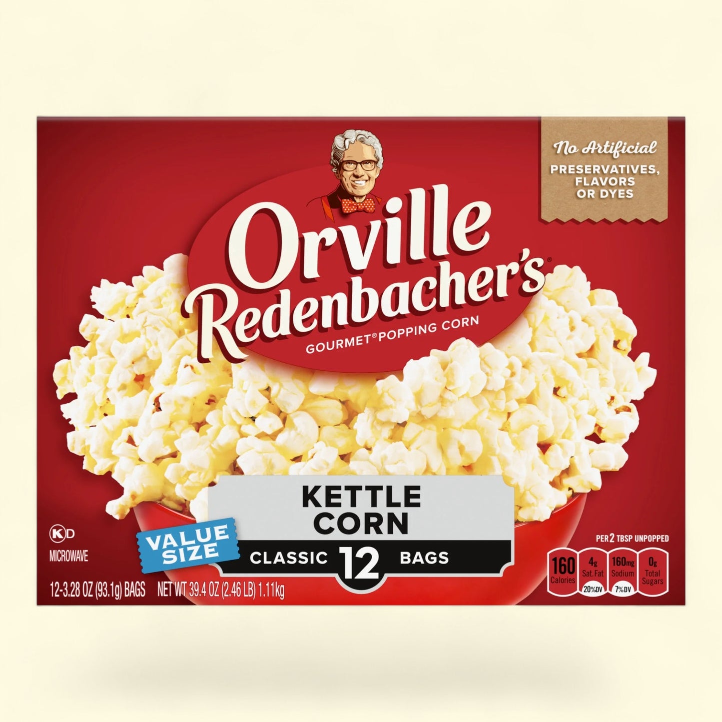 Orville Redenbacher's Kettle Corn Popcorn, 12 Count — authentic US product shipped worldwide by Treatspree
