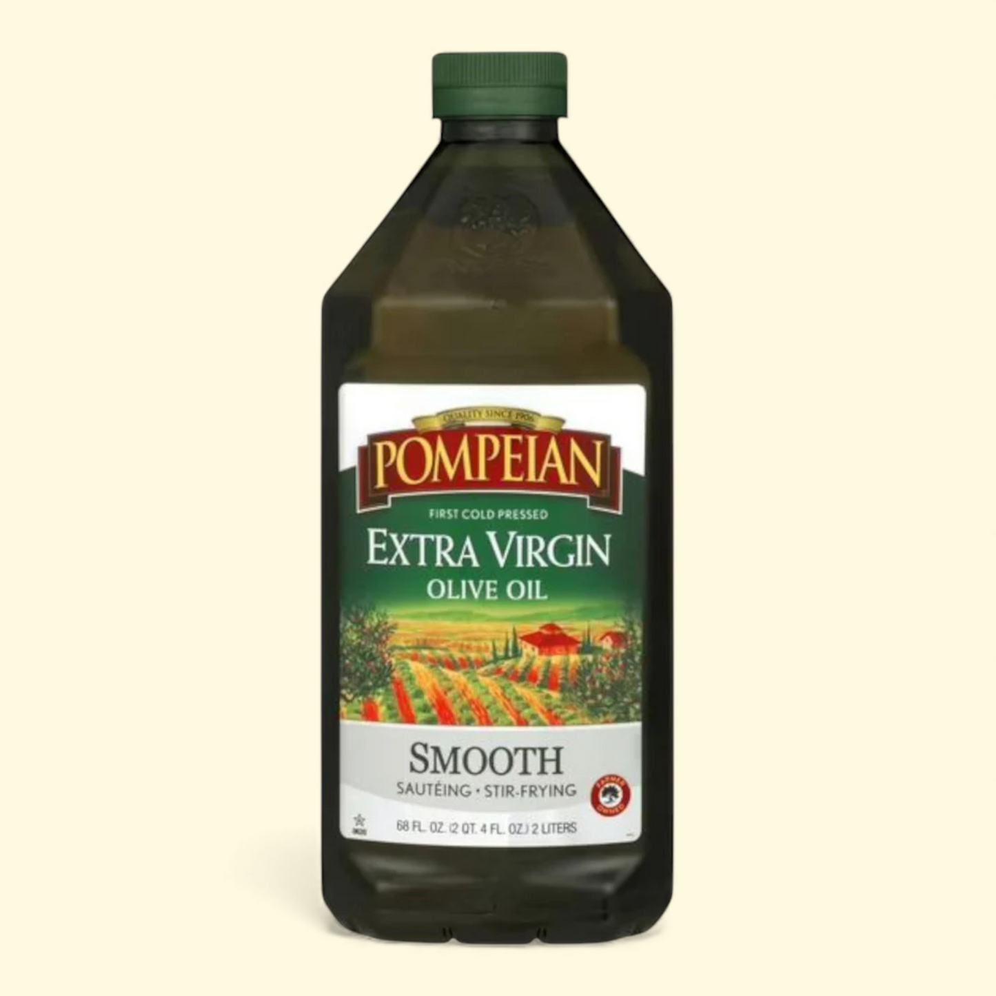 Pompeian Smooth Extra Virgin Olive Oil, 68 fl oz