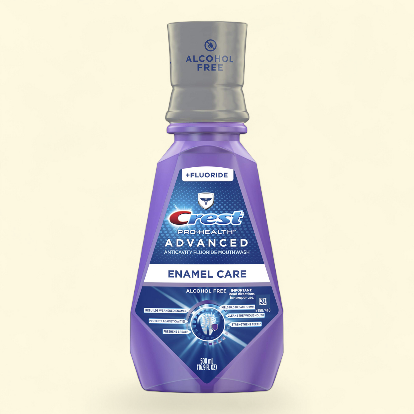 Crest Pro Health Advanced Mouthwash, Enamel Care, 33.8 fl oz