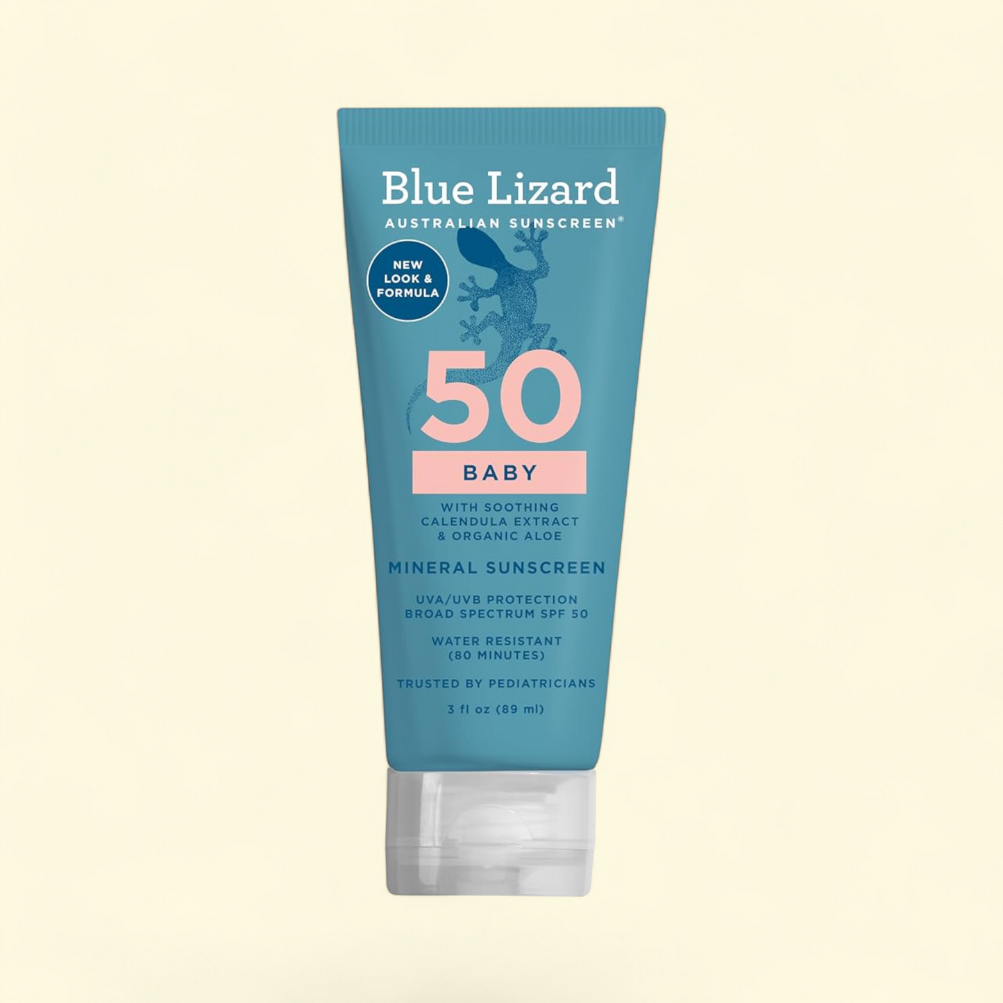 BLUE LIZARD Baby Mineral Sunscreen, 5 Ounce Tube
