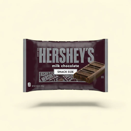 Hershey's Milk Chocolate Snack Size Candy, 10.35 oz — authentic US product shipped worldwide by Treatspree