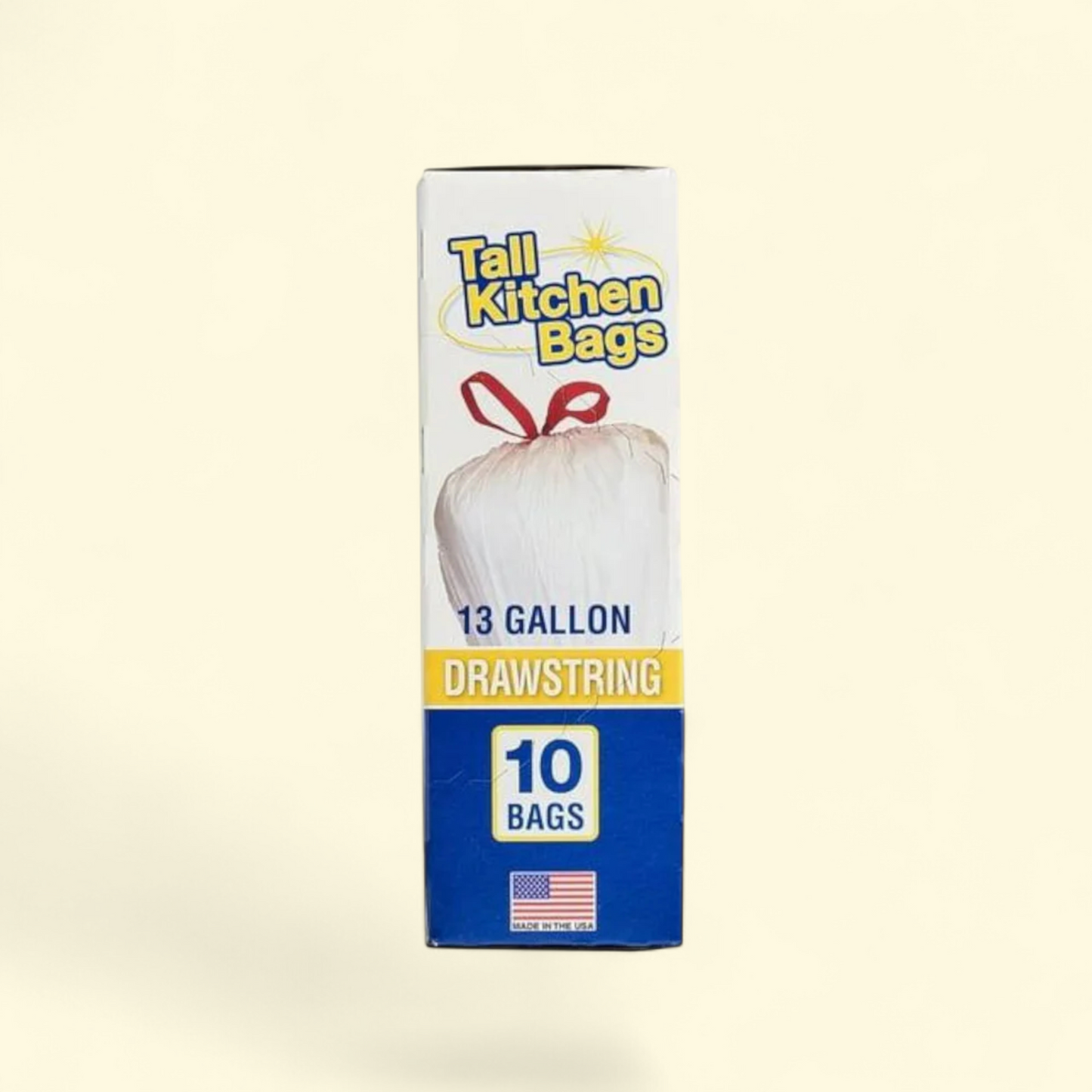 Basic Kitchen Trash Bags, 13 Gallon, 10 Bags