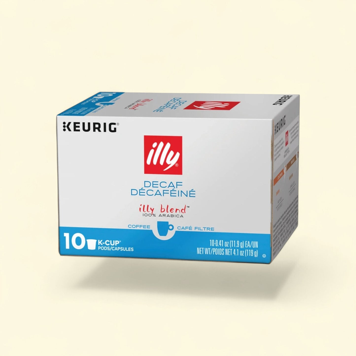 Illy Decaf K-Cup Coffee Pods, Classico Medium Roast, 10 Ct — authentic US product shipped worldwide by Treatspree