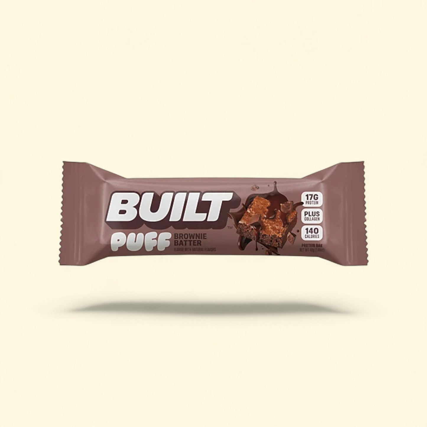 BUILT Puff Protein Bar, Brownie Batter, 4 Count — authentic US product shipped worldwide by Treatspree