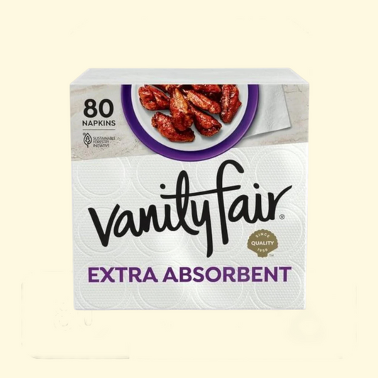 Vanity Fair Paper Napkins, 80 Count