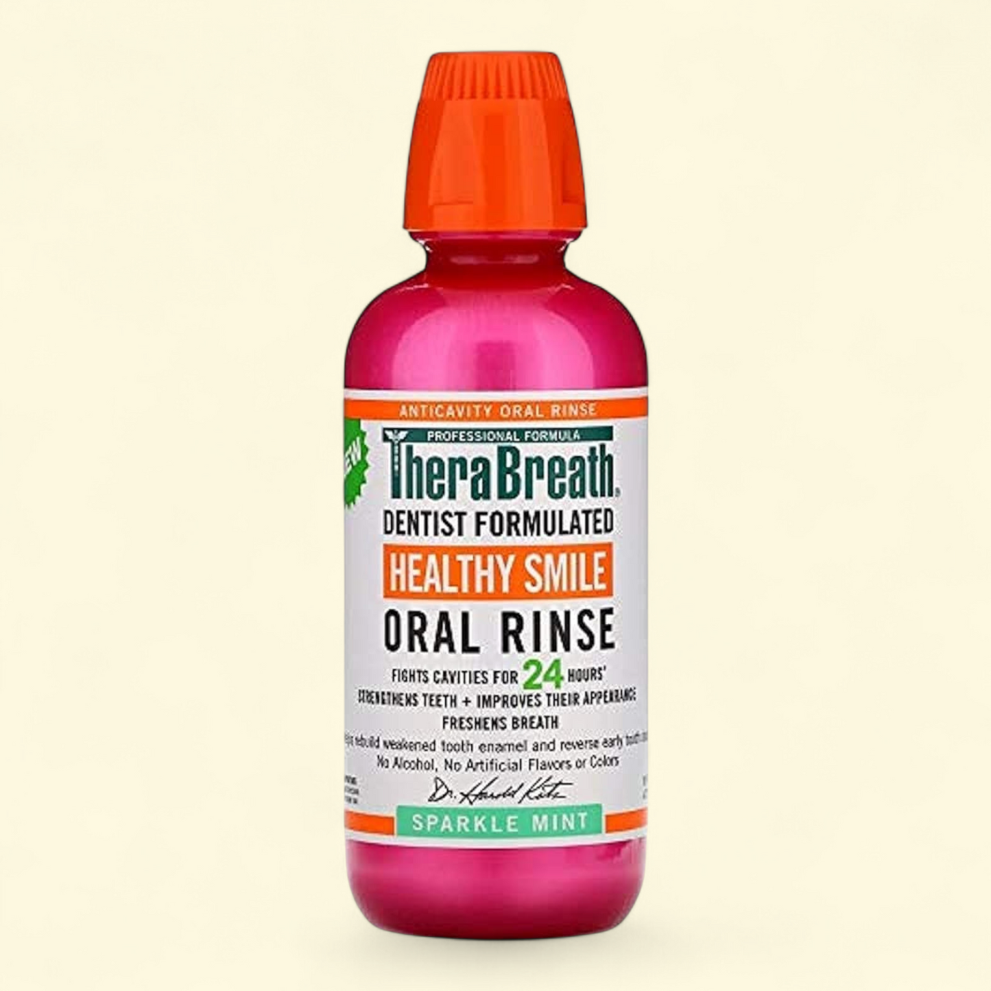 TheraBreath Mouthwash, Sparkle Mint, 16 fl oz