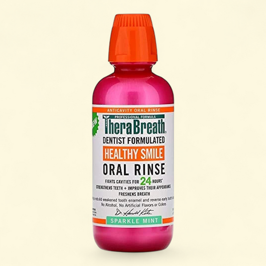 TheraBreath Mouthwash, Sparkle Mint, 16 fl oz