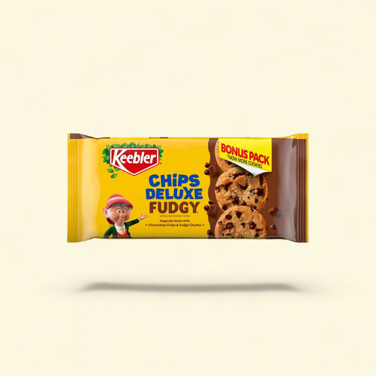 Keebler Chips Deluxe Fudgy Chocolate Chip Cookies, 11.2 oz — authentic US product shipped worldwide by Treatspree