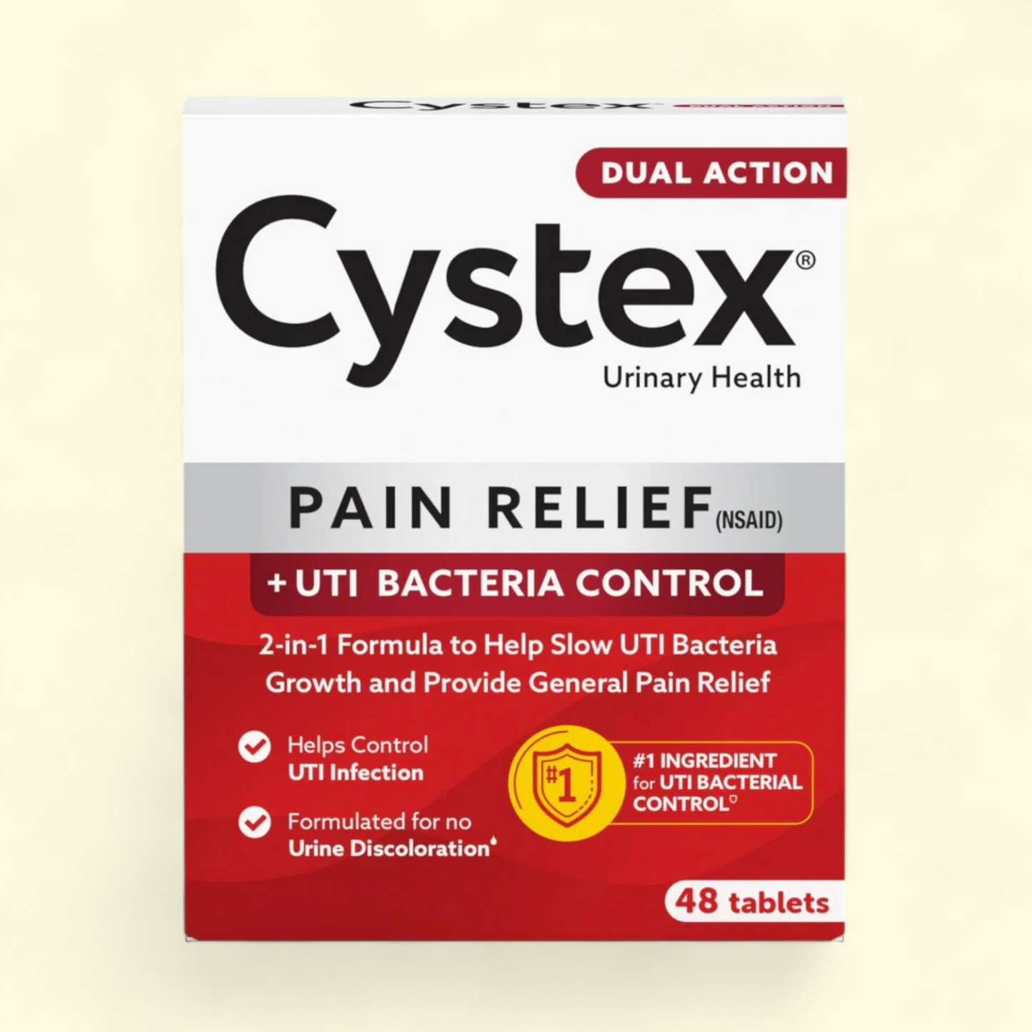 Cystex Dual Action Relief, 48 Tablets
