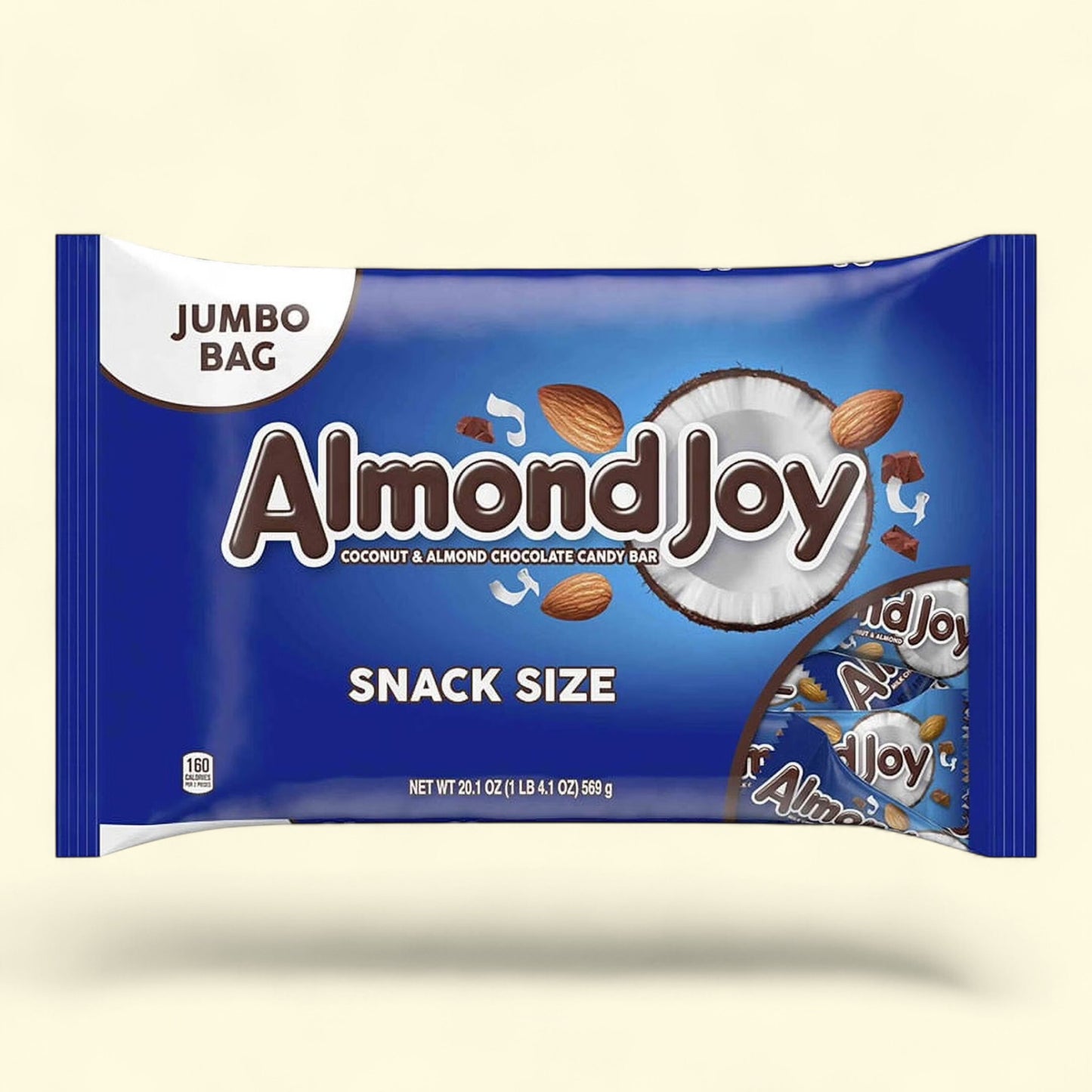 Almond Joy snack size candy bar