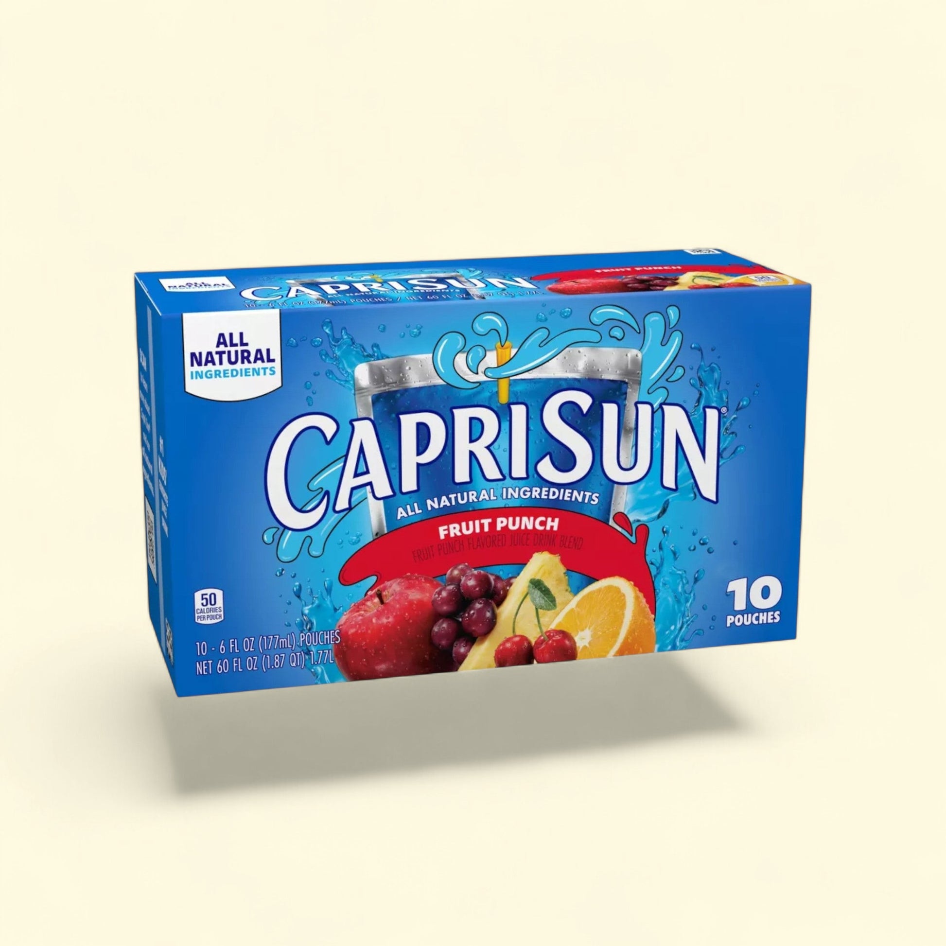 Capri Sun Fruit Punch Juice Boxes, 10pk/6 fl oz — authentic US product shipped worldwide by Treatspree