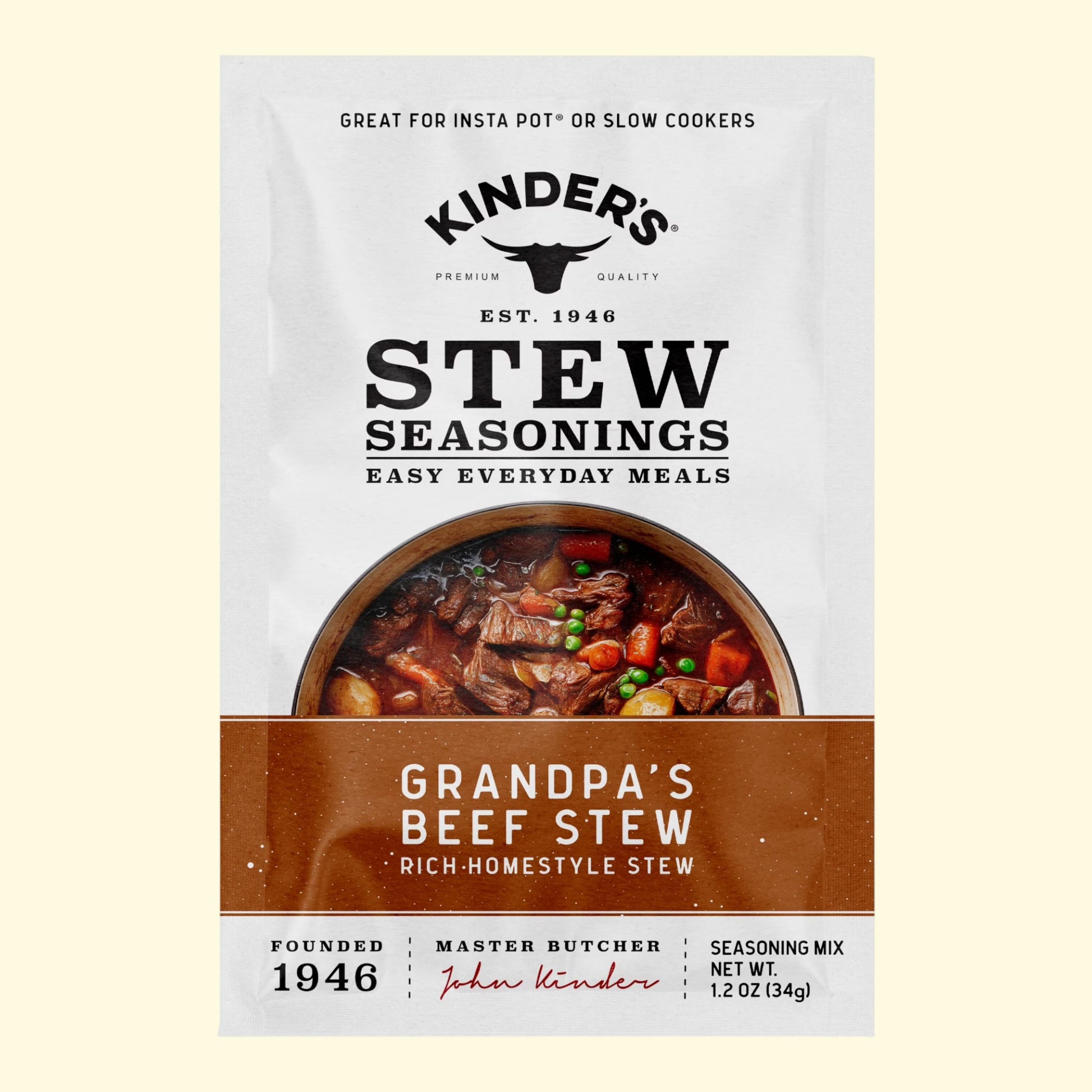 Kinders Stew Seasonings Easy Everyday Meals 
