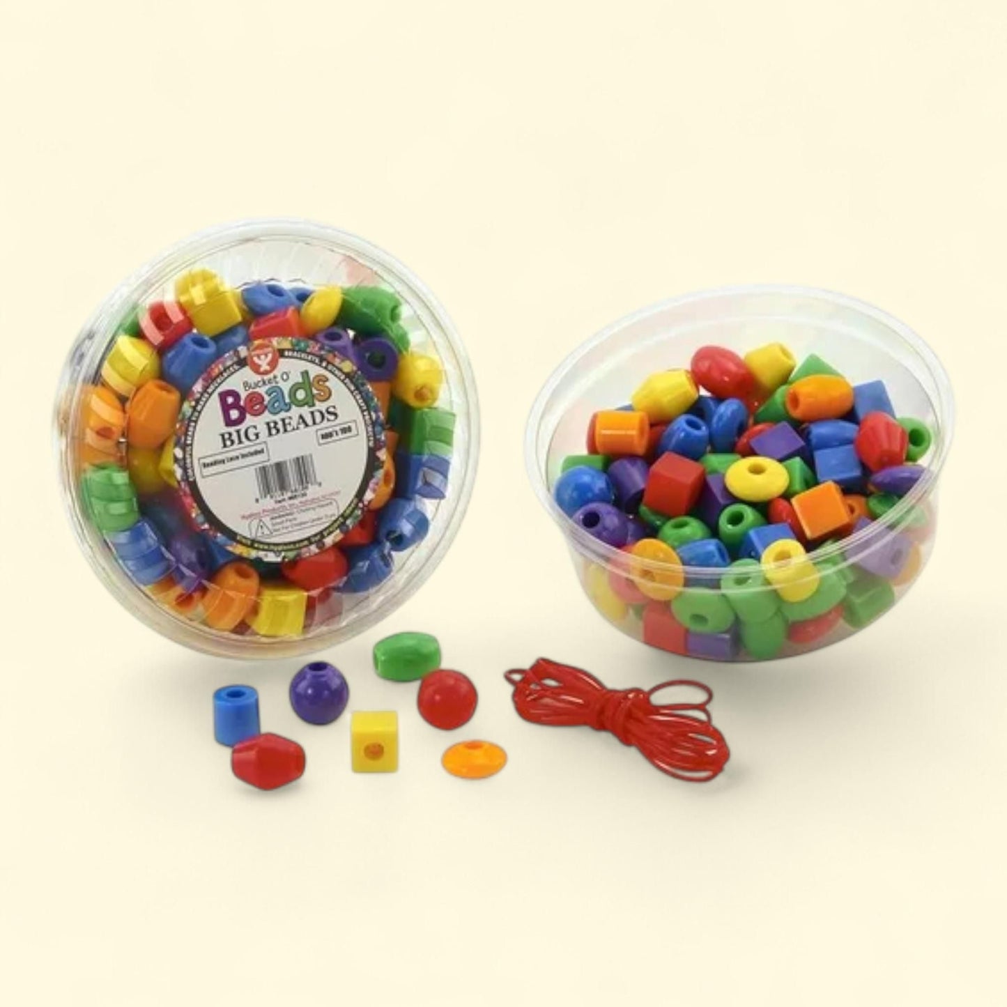 Big Beads with Lanyard, 16oz, Pack of 100