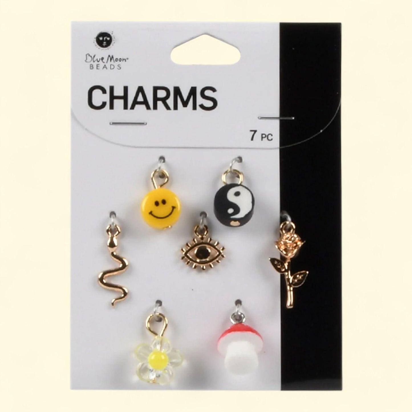 Blue Moon Beads Y2K Charm Set, 7 pcs