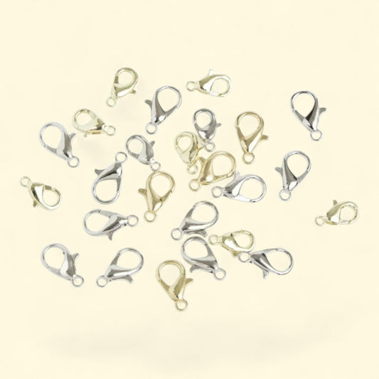 Cousin DIY Lobster Clasp Bulk Pack, 180 pcs, 10-12mm