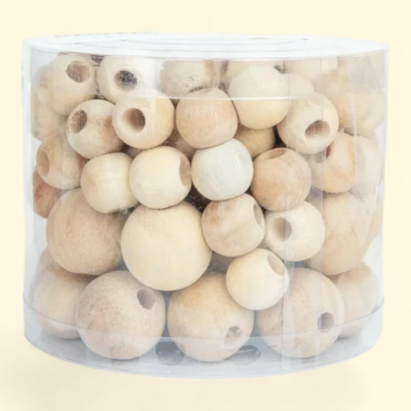 Cousin DIY Wood Beads, 20MM & 30MM, 500g